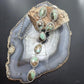 Sterling Silver Southwestern Style Montezuma Turquoise Lariat 23" Necklace For Women