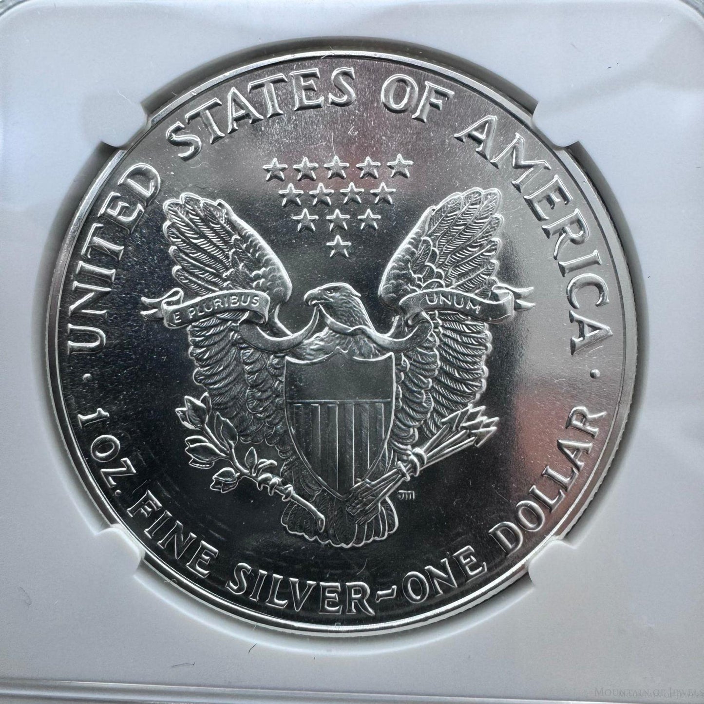 1987 US 1.0oz Fine Silver American Eagle NGC MS69 #6036795-145EG