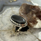 Sterling Silver Southwestern Style Oval Labradorite Decorated Ring Size 8 For Women