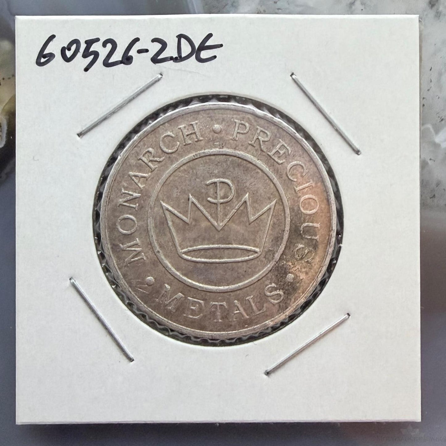 Half Troy Ounce of .999 Silver Round by Monarch Precious Metals #60526-2DX