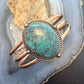 Copper Southwestern Style Oval Tibetan Turquoise Decorated Bracelet For Women