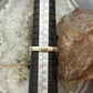 Sterling Silver Southwestern Style Triangle Thulite Split Shank Ring Size 9 For Women
