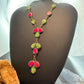 Copper Southwestern Style Sediment Jasper Lariat 22" Necklace For Women