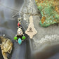 Sterling Silver Southwestern Style Multistone Dangle Earrings For Women #9