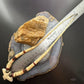 Vintage Native American Shell Beads & Jasper w/ Bird Pendant Necklace For Women