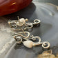 Carolyn Pollack Sterling Silver White Jasper Bead Swirls Post Earrings For Women