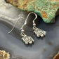 Carolyn Pollack Sterling Silver Tiny Turtle Dangle Earrings For Women