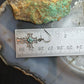 Sterling Silver Southwestern Style Turquoise Cross Dangle Earrings For Women