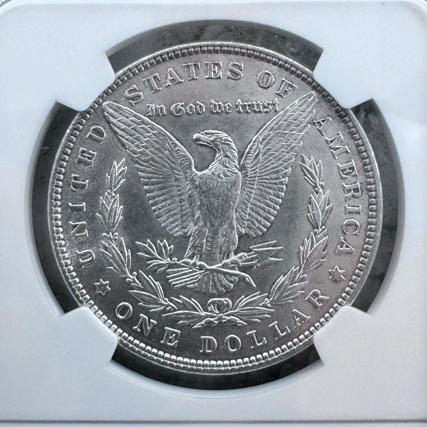 1898 US 90% Morgan Silver Dollar NGC UNC DETAILS Cleaned #6915774-007DE