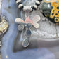 Native American Sterling Silver Purple & Orange Spiny Oyster Dragonfly Pendant For Women