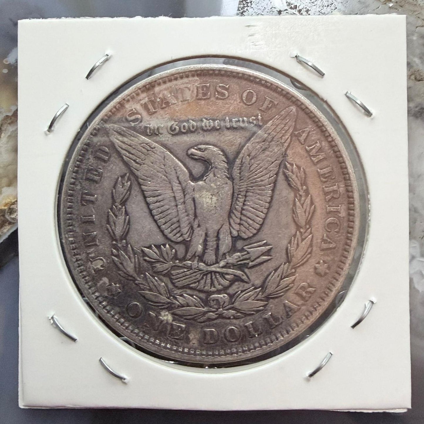 1889 US 90% Morgan Silver Dollar VG-F #51626-4GU