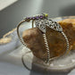 Carolyn Pollack Sterling Silver Peridot & Amethyst Decorated Dragonfly Bracelet For Women