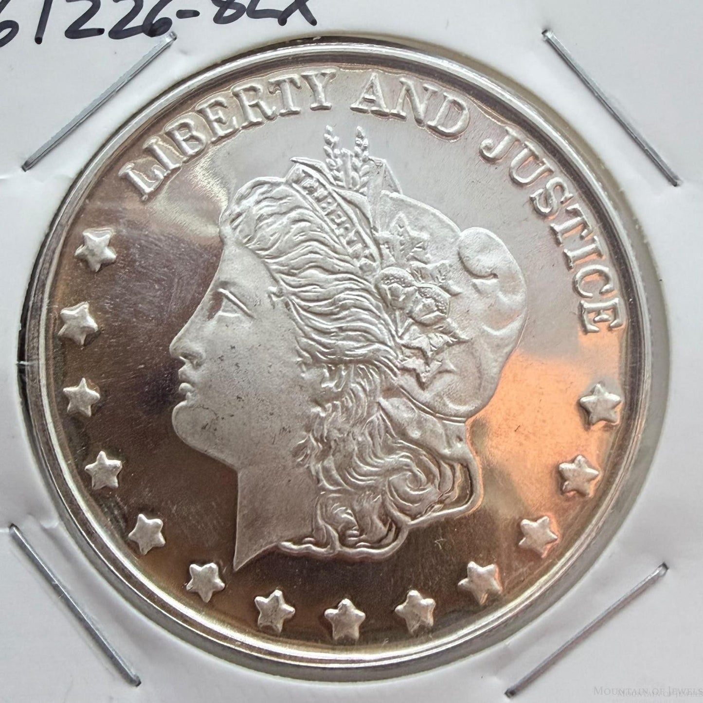 1.0 Troy Ounce .999 Pure Silver Morgan Design Round by Northstar Mint #61226-8LX