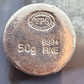 50 Grams of .999 Fine Silver Decorated Skull Round #PX.EO
