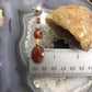 Carolyn Pollack Sterling Silver Pipestone & Carnelian Bead Dangle Earrings For Women