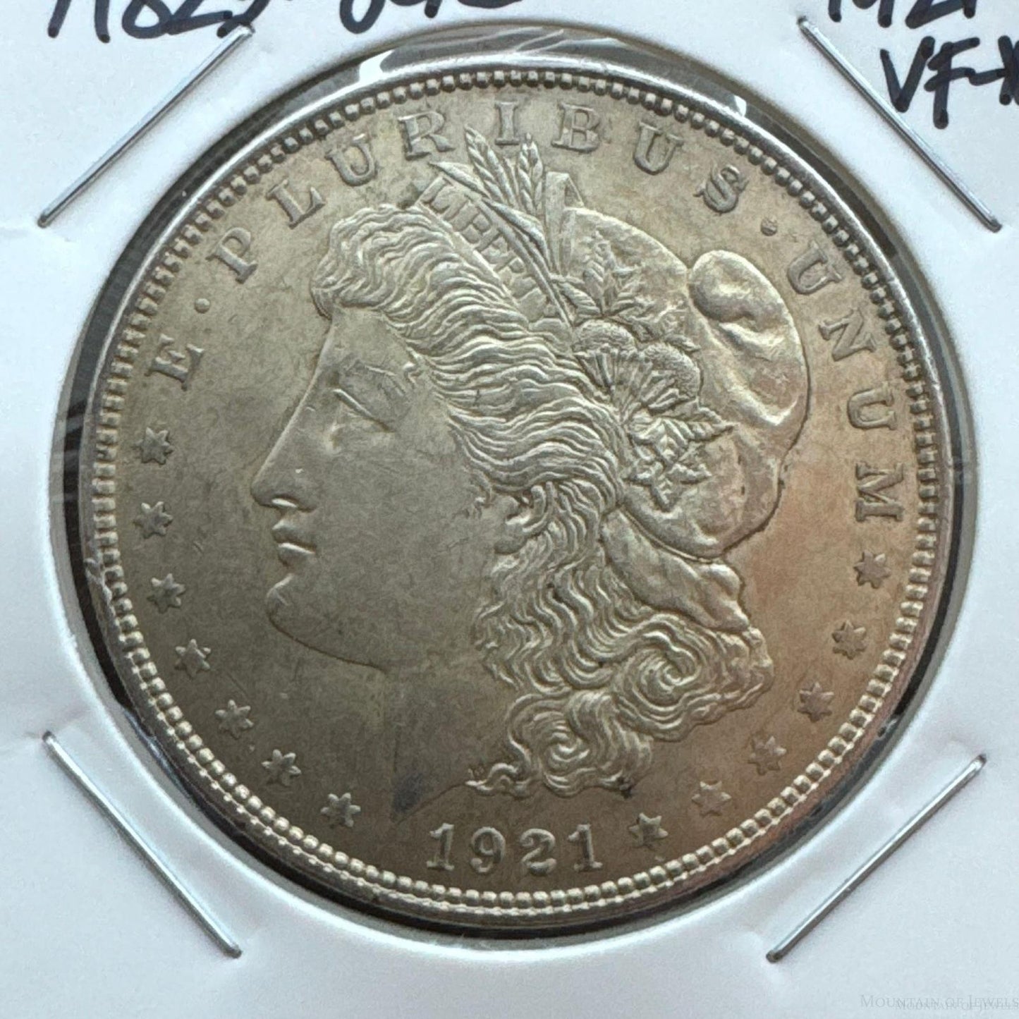 1921 US 90% Morgan Silver Dollar VF-XF #71825-8GL