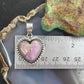 Sterling Silver Southwestern Style Phosphosiderite Heart Pendant For Women