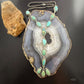 Sterling Silver Southwestern Style 13 Royston Turquoise Lariat 26" Necklace For Women