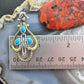 Carolyn Pollack Sterling Silver & Brass Sleeping Beauty Turquoise Post Dangle Earrings For Women