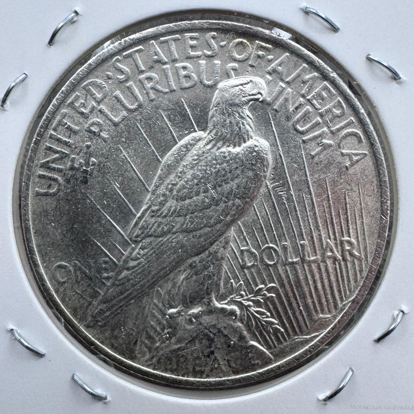 1923 US 90% Peace Silver Dollar VF-XF #61325-6OX
