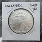 US 2007 1.0 Troy Ounce .999 American Eagle BU Condition #12625-3DL