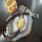 Sterling Silver Southwestern Style Large Oval Picture Jasper Decorated Bolo Tie For Men