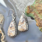 Sterling Silver Southwestern Style Teardrop Wild Horse Dangle Earrings For Women