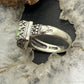 Carolyn Pollack Sterling Silver Square Green Turquoise Ring Size 7 For Women