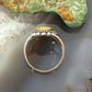 Carolyn Pollack Sterling Silver Oval Chip Inlay Citrine Decorated Ring For Women