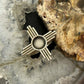 Vintage Native American Taos NM Sterling Silver Cast Zia Ring Size 7.5 For Women