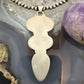 Sterling Silver Southwestern Style 3 Kingman Turquoise Pendant For Women #3