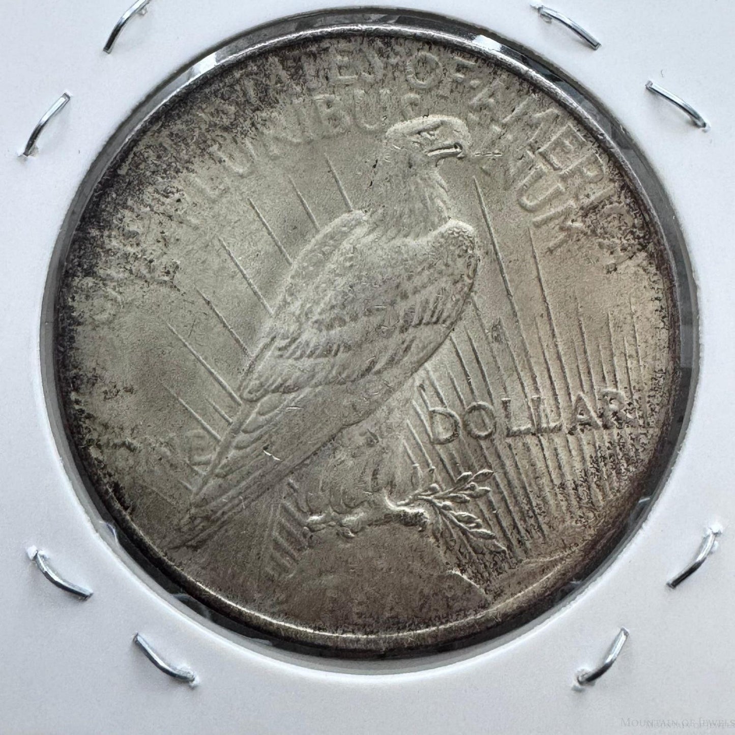 1923 US 90% Peace Silver Dollar VF-XF #61325-1OX