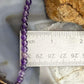 Sterling Silver 6mm Amethyst Beaded 18" Necklace For Women