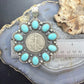 Genuine 1941 90% Silver Walking Liberty Half Dollar Coin w/Turquoise Unisex Pendant