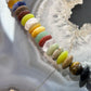 Carolyn Pollack Multi-Gemstone Rondelles Beads w/Large Oval Tiger's Eye Necklace