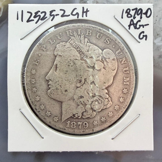 US 1879-O 90% Morgan Silver Dollar AG-G an American History Piece #112525-2GH