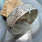 Alex Becenti Native American Sterling Silver Taos Pueblo Storyteller Unisex Cuff
