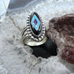 Carolyn Pollack Sterling Silver Onyx, Turquoise & Lapis Inlay Ring Size 6.25 For Women