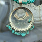 Carolyn Pollack Sterling Silver Natural Turquoise Beads w/Stamped Pendant Necklace For Women