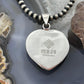 Sterling Silver Southwestern Style Wild Horse Heart Pendant For Women