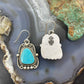 Sterling Silver Southwestern Style Turquoise Decorated Dangle Earrings For Women #3