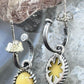 Carolyn Pollack Sterling Silver Oval Yellow Jasper Dangle Earrings For Women