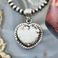 Sterling Silver Southwestern Style Wild Horse Decorated Heart Pendant For Women #3