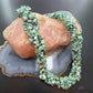 Desert Rose Trading Sterling Silver 5 Interwoven Strand Rough Turquoise Necklace For Women