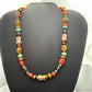 Carolyn Pollack Sterling Silver Multistone Beads Magnetic Clasp 16" Necklace For Women