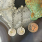 Carolyn Pollack Sterling Silver MOP & Citrine Dangle Earrings For Women