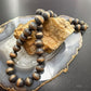 Copper 12 mm Navajo Pearl Beads Length 18"-22" Necklace For Women