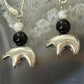 Carolyn Pollack Sterling Silver Fetish Bear w/Beads Dangle Earrings For Women
