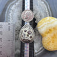 Sterling Silver Southwestern Style Teardrop Asteroid Jasper Ring Size 9.5 For Women