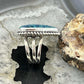 Sterling Silver Southwestern Style Teardrop Shattuckite Ring Size 6.75 For Women